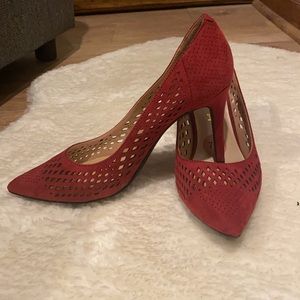 Cutout berry stilettos